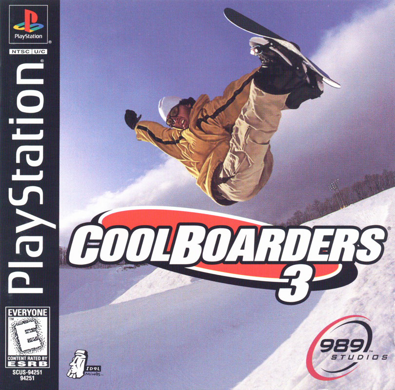 Cool Boarders 3 box art for Playstation